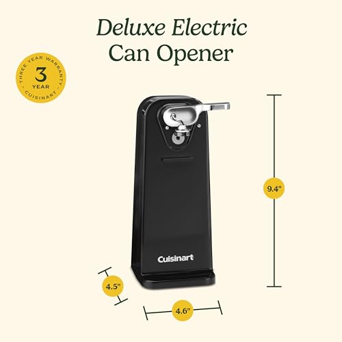 Eco-Friendly Cuisinart Can Opener with One-Touch Operation, Electric Can Opener Collection