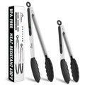Classic HOTEC upgraded Stainless Steel Locking Kitchen Tongs with