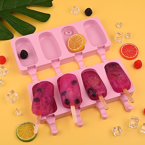 Eco-Friendly WMKGG Popsicle Silicone Molds Set, 2 PCS Kit