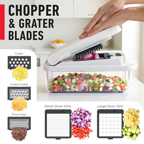 upgraded Mueller The Real Original Pro Chopper since 2013 Vegetable Chopper Kit