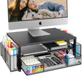 Eco-Friendly OPNICE Desk Organizer and Accessories, 2-Tier Computer Monitor Stand Riser for Daily Use